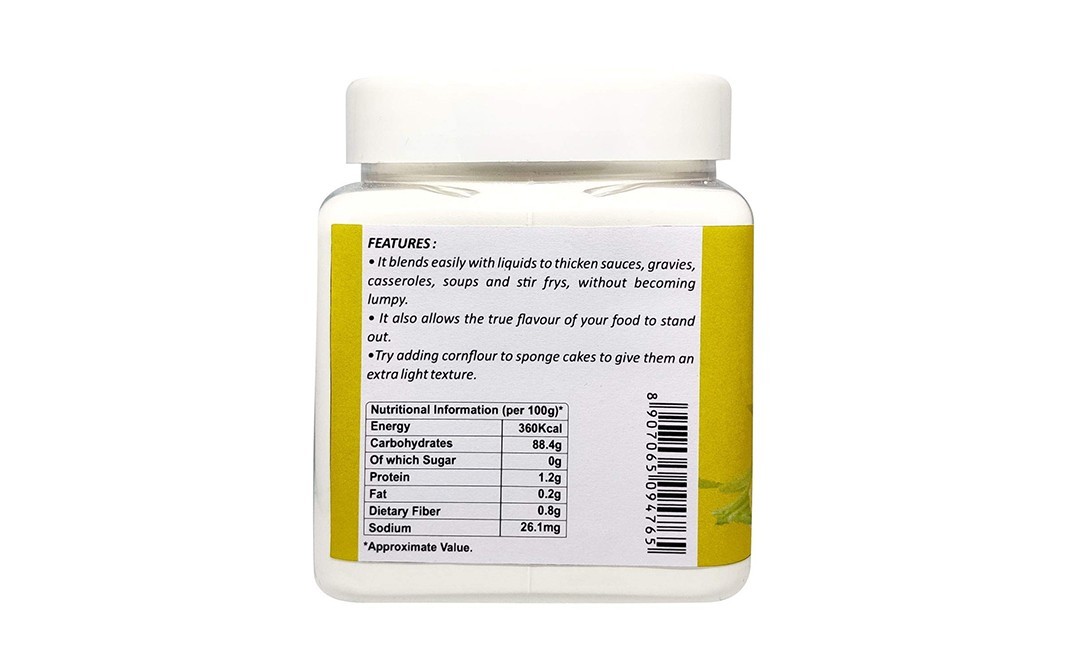 Puramio Premium Corn Flour    Plastic Jar  350 grams